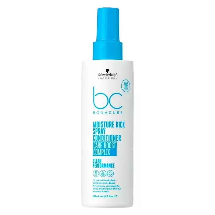 Bonacure Moisture Kick Spray Conditioner 200ml - kosteuttava hoitosuihke - Jätettävät kosteutushoidot hiuksiin - 5000168 - 2