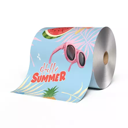 Sibel Hello Summer Embossed Alufoil Roll (P050068) - Hiusten värjäys- ja vaalennustavikkeet - 15000770 - 1