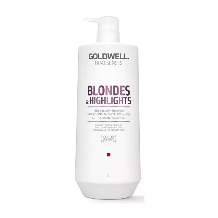 Dualsenses Blondes&Highlights Anti-Yellow Shampoo 1000ml - vaaleille hiuksille - XXL koot - 4021609029120 - 1
