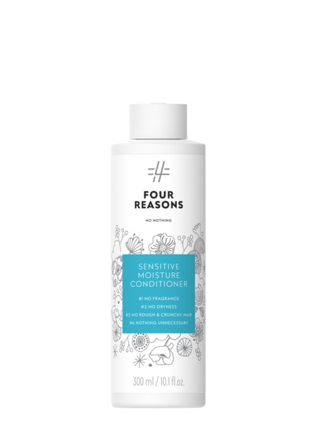 Four Reasons No Nothing Sensitive Moisture Conditioner 300ml - hajusteeton hoitoaine - Kosteuttavat hoitoaineet - 6418414036500 - 1