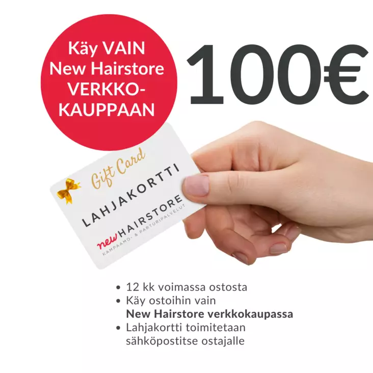 New Hairstore verkkokauppa Lahjakortti 100€ - Lahjakortit - 99999984-100 - 1