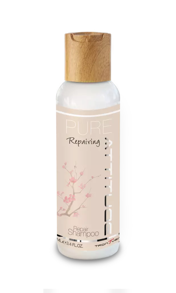 Trontveit Attitude PURE Repairing Shampoo 100ml (MATKAKOKO) - Ympäristöystävälliset hiustuotteet - 31000040 - 1