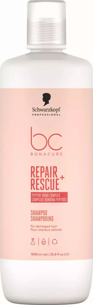 Bonacure Repair Rescue Shampoo 1000ml - XXL koot - 5200030 - 2