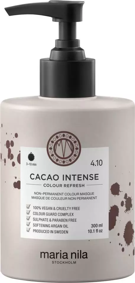 Maria Nila Colour Refresh 4.10 CACAO INTENSE 300ml - Color mask ruskeille hiuksille - 37000070 - 1