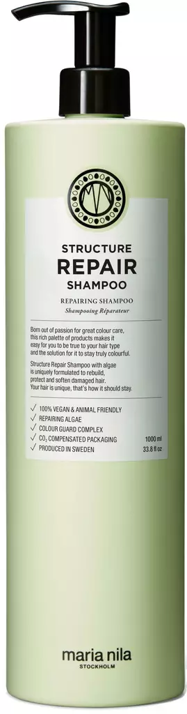 Maria Nila Structure Repair Shampoo 1000ml - XXL koot - 37000050 - 1