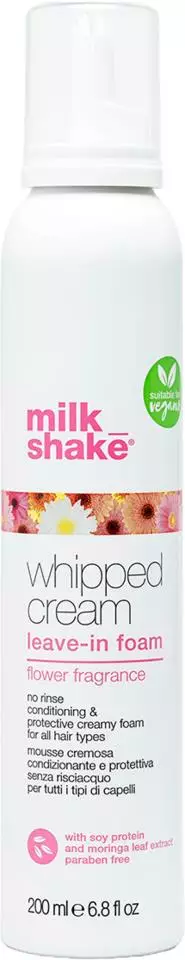 Milk_Shake Whipped Cream Leave-In Foam Flower Fragrance 200ml - Jätettävät kosteutushoidot hiuksiin - 26000180 - 1