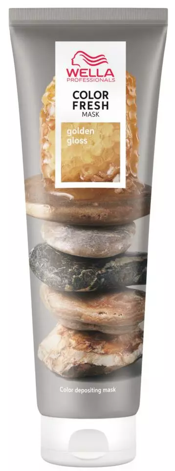 Wella Professional Color Fresh Mask Golden Gloss 150ml - Color mask vaaleille hiuksille - 13840000 - 1