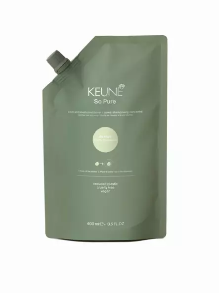 Keune So Pure Clarify Conditioner Refill 400ml - syväpuhdistava hoitoaine - Hiuspohjahoitoaineet - 8000241 - 1