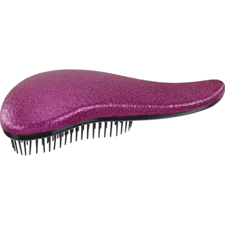 Sibel Mini Detangling Brush Glitter pinkki - Harjat ja kammat - 15000791 - 1
