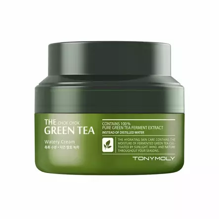 Tonymoly Chok Chok Green Tea Watery Cream 60ml - Kasvojenhoitotuotteet - 4310091 - 1