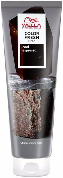 Wella Professional Color Fresh Mask Cool Espresso 150ml - Color mask ruskeille hiuksille - 13840011 - 1