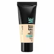 Maybelline Fit Me Matte & Poreless Foundation 100 Warm Ivory 30ml - Meikkivoiteet - 24100011 - 1