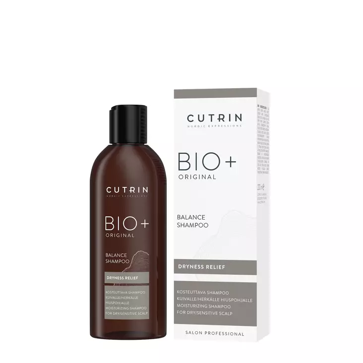 Cutrin Bio+ Original Balance Shampoo 200ml - kuivalle hiuspohjalle - Parturishampoot - 6412600550191 - 1