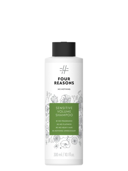 Four Reasons No Nothing Sensitive Volume Shampoo 300ml - hajusteeton shampoo - Tuuheuttavat shampoot - 6418414036531 - 1