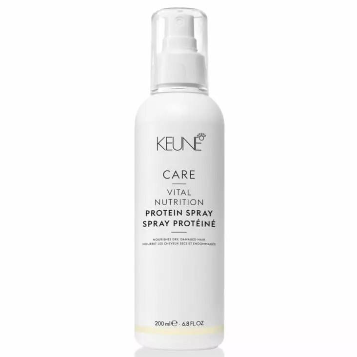 Keune Care Vital Nutrition Protein Spray 200ml - hoitosuihke kuiville hiuksille - Jätettävät rakennehoidot hiuksiin - 8719281103301 - 1