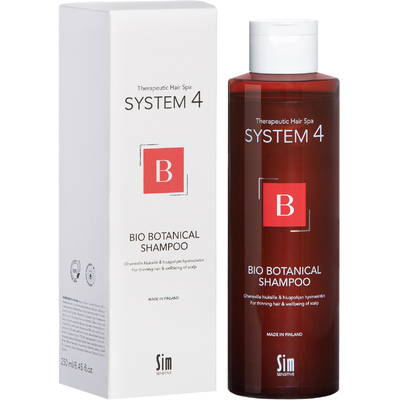 System4 B Bio Botanical Shampoo 250ml - oheneville hiuksille - Hiuspohja shampoot - 12000091 - 1