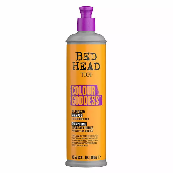 TIGI Bedhead Colour Goddes Oil Infused Shampoo 400ml - värjätyille hiuksille - Shampoot värjätyille hiuksille - 16000031 - 1