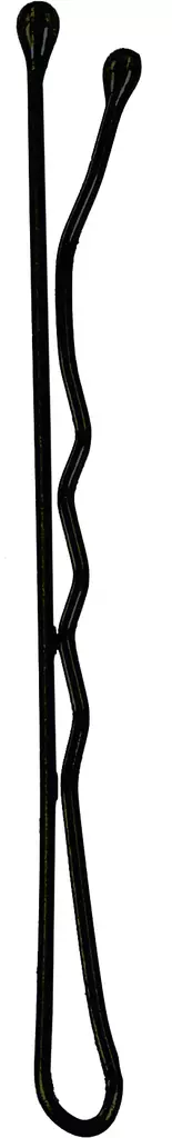 Original Pinni Metal Wavy 50mm 300kpl musta (950005102) - Kampaustarvikkeet - 15000651 - 1