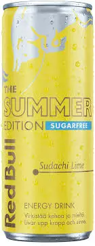 Red Bull The Summer Edition SUGARFREE Sudachi Lime 250ml - Juomat - 83000021 - 1
