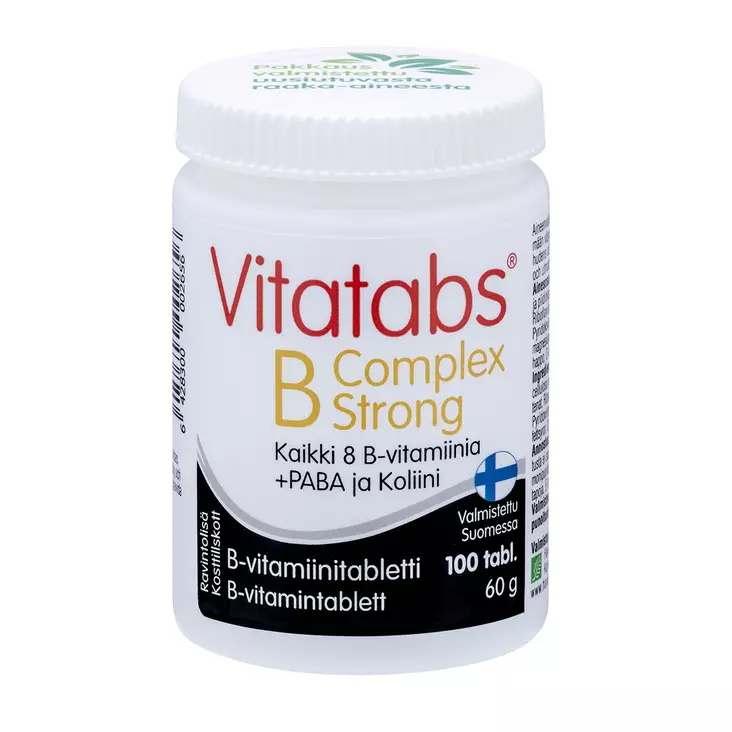 Vitatabs B-Complex Strong 100 tabl. / 60 g - Hyvinvointi - 81000021 - 1