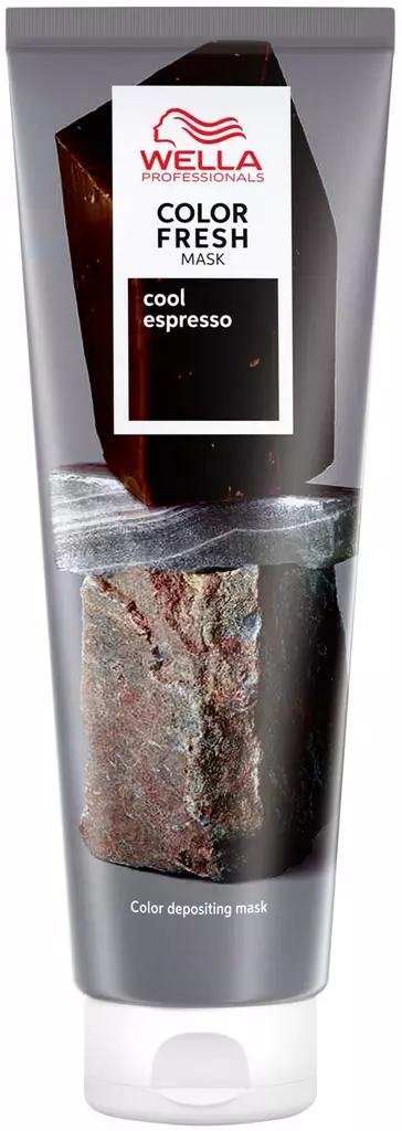 Wella Professional Color Fresh Mask Cool Espresso 150ml - Color mask ruskeille hiuksille - 13840011 - 1