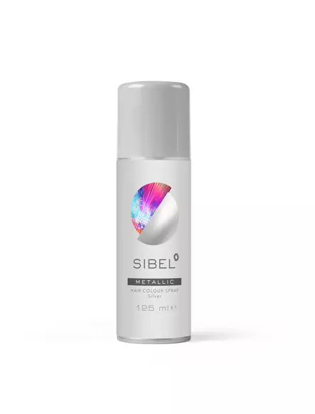 Sibel Color Spray Metallic Silver 125ml (023000032) - Sävyttävät tuotteet - 15000472 - 1
