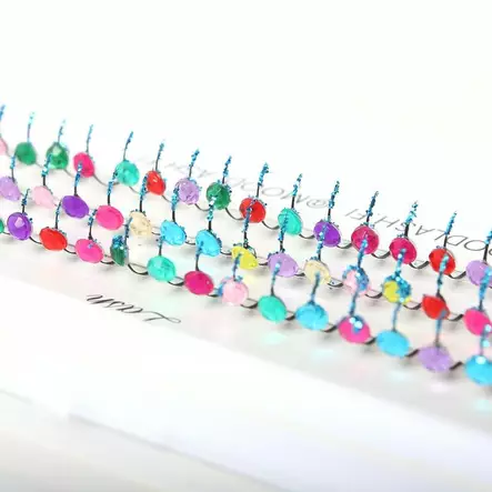 Moodlash KORISTEKUITU | VÄRIKÄS DIAMOND + GLITTER TURKOOSI - Ripsipidennykset - 18500102 - 1