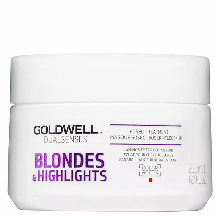 Dualsenses Blondes&Highlights 60 sec Treatment 200ml - hiusnaamio vaaleille hiuksille - Hopeahiusnaamiot - 4021609061212 - 1