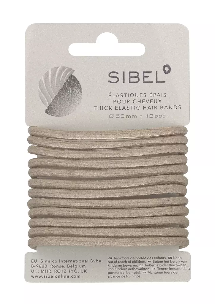 Sibel Hiuslenkki vaalea 12kpl (4441212) - Kampaustarvikkeet - 15000502 - 1