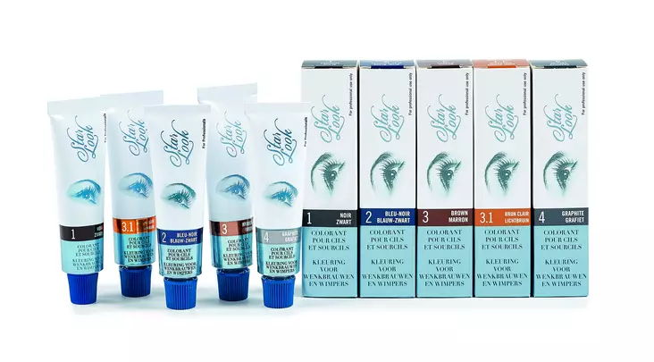 Sibel Star Look Ripsi&kulmaväri Graphite 15ml (000266004) - Ripsien ja kulmien värjäys - 15000092 - 2