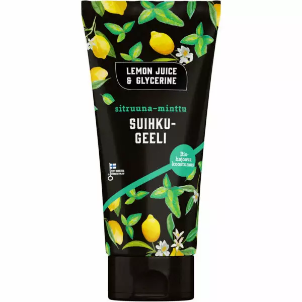 Lemon Juice & Glycerine Suihkugeeli sitruuna-minttu 200ml - Outlet / Kolikolla kampaamotuotteita - 6400002 - 1