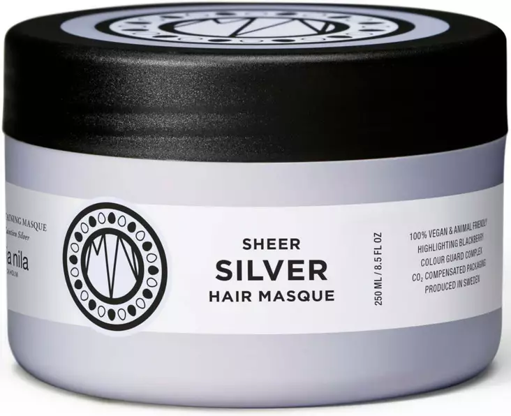 Maria Nila Sheer Silver Masque 250ml - Hopeahiusnaamiot - 37000042 - 1