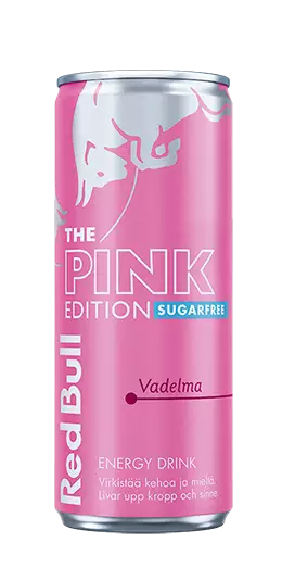 Red Bull Sugarfree Pink Edition Vadelma 250ml - Juomat - 83000002 - 2