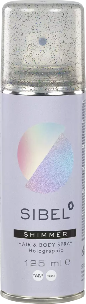Sibel Hair&Body Shimmer Spray Holographic 125ml (P005265) - Vartalonhoitotuotteet - 15000602 - 1