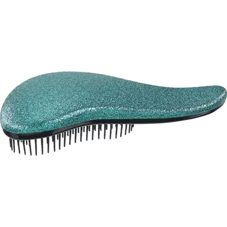 Sibel Mini Detangling Brush Glitter turkoosi - Harjat ja kammat - 15000793 - 1