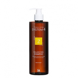 System4 2 Balancing Shampoo 500ml - kuivalle hiuspohjalle - XXL koot - 12000073 - 1
