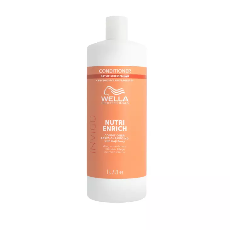 Wella INVIGO Nutri Enrich Conditioner 1000ml - hoitoaine kuiville hiuksille - XXL koot - 13000223 - 1