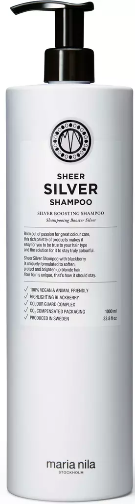 Maria Nila Sheer Silver Shampoo 1000ml - XXL koot - 37000043 - 1