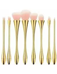 Mimo Meikkisivellinsetti kulta 8kpl (56204) - Meikkisiveltimet ja -sienet - 24200003 - 1