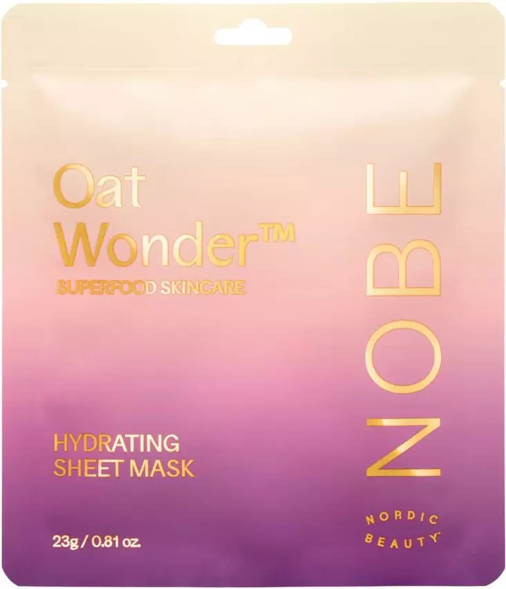 Nobe Oat Wonder Hydrating Sheet Mask 1kpl - Kasvojenhoitotuotteet - 4200013 - 1