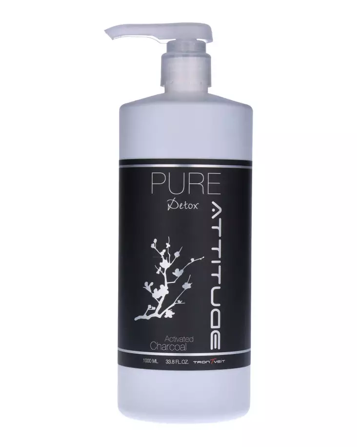 Trontveit Attitude PURE Detox Shampoo 1000ml - Ympäristöystävälliset hiustuotteet - 31000063 - 2