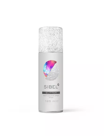 Sibel Color Spray Glitter Silver 125ml (024000032) - Sävyttävät tuotteet - 5412058240324 - 1