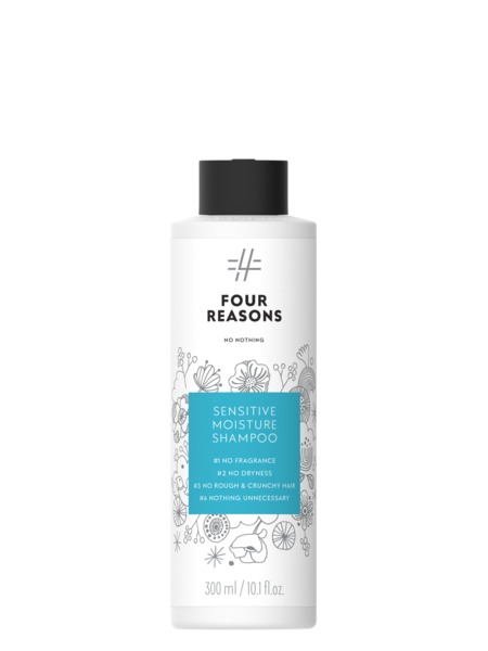 Four Reasons No Nothing Sensitive Moisture Shampoo 300ml - hajusteeton shampoo - Kosteuttavat shampoot - 6418414036494 - 1