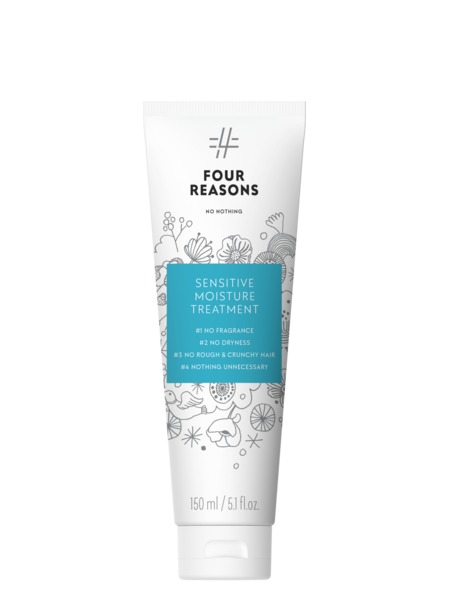 Four Reasons No nothing Sensitive Moisture Treatment 150ml - hajusteeton tehohoito - Kosteuttavat hiusnaamiot - 6418414036524 - 1