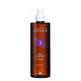 System4 3 Mild shampoo 500ml - kaikille hiustyypeille - XXL koot - 12000074 - 1