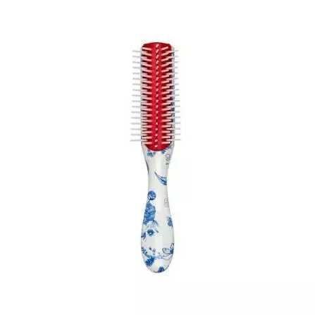 Denman Deluxe Mini 5-Row Styling Brush Blue Belle (D14) - Harjat ja kammat - 4210034 - 1