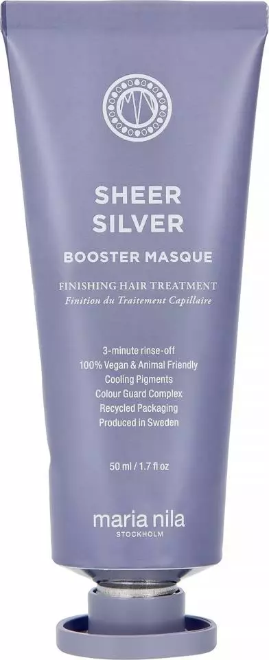 Maria Nila Sheer Silver Booster Mask 50ml - Hopeahoitoaineet - 37000004 - 1