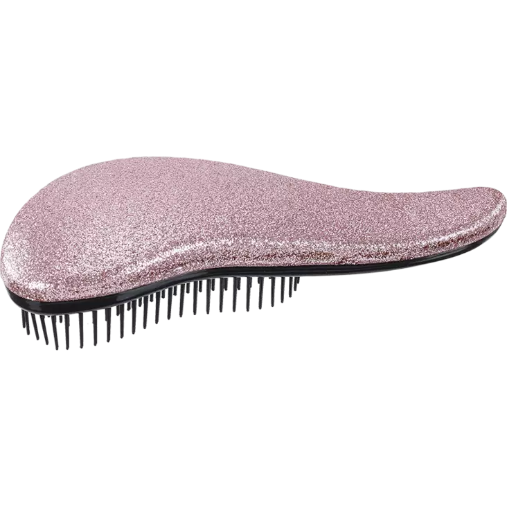 Sibel Mini Detangling Brush Glitter vaaleanpunainen - Harjat ja kammat - 15000794 - 1