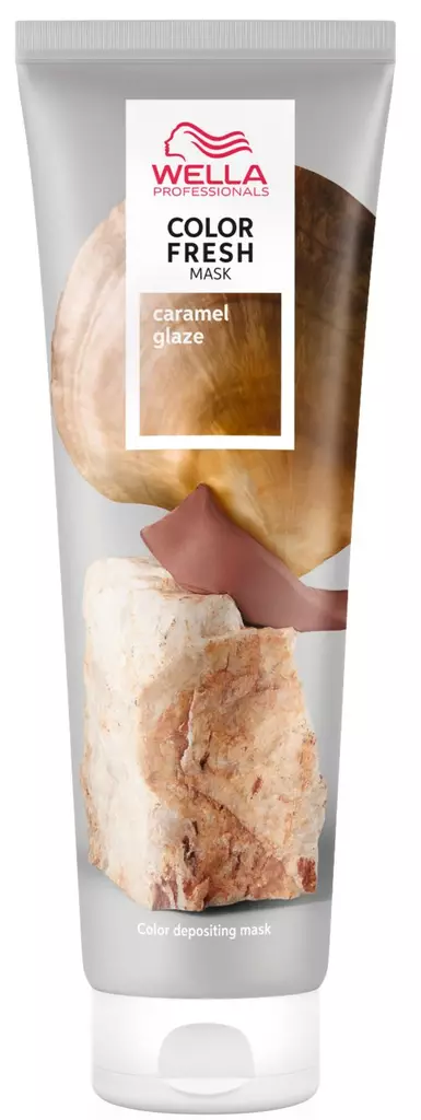 Wella Professional Color Fresh Mask Caramel Glaze 150ml - Color mask ruskeille hiuksille - 13840004 - 1