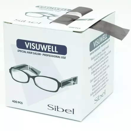 Sibel Silmälasien sankasuoja 400kpl (4482900) - Hiusten värjäys- ja vaalennustavikkeet - 15000075 - 2